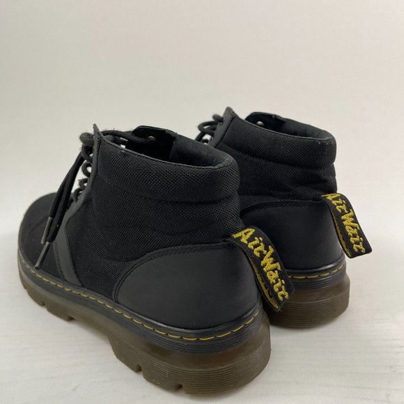Dr Doc Martens Bonny Black Lace Up Boots Air Wair Bouncing Soles Men's Size 10 - Picture 3 of 16